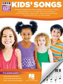 Kids' Songs - Super Easy Songbook (HL-00198009)