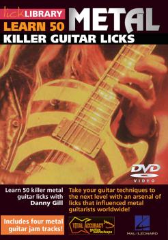 50 Metal Killer Licks: Guitar Workshop with Note-for-Note Tutorials (HL-00393001)