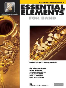 Essential Elements for Band - Eb Alto Saxophone Book 1 with EEi (HL-00862572)