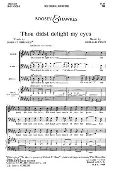 Thou Didst Delight My Eyes (HL-48003460)