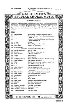 As Costureiras  The Sewing Girls  A Cappella Full Chorus Of Women's Vo (HL-50302170)