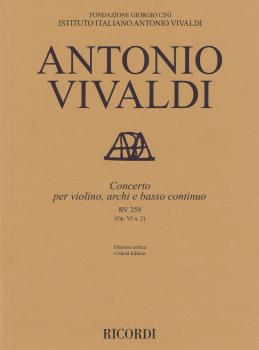 Concerto for Violin, Strings and Basso Continuo - RV 259 Op. 6 No. 2:  (HL-50600906)