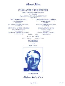 Cinquante-Trois Edtudes pour Tour Les Saxophone - Volume 3 (HL-48181180)