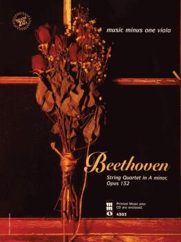 Beethoven - String Quartet in A Minor, Op. 132: Music Minus One Viola  (HL-00400509)