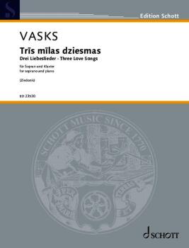 Three Love Songs (for Soprano and Piano in Latvian) (HL-49047372)