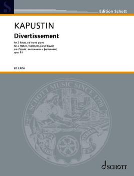 Divertissement, Op. 91 (for 2 Flutes, Cello, Piano Score and Parts) (HL-49047381)