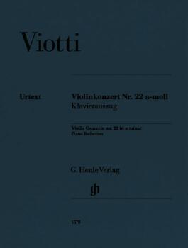 Violin Concerto No. 22 in A Minor: Violin and Piano Marked and Unmarke (HL-51481579)