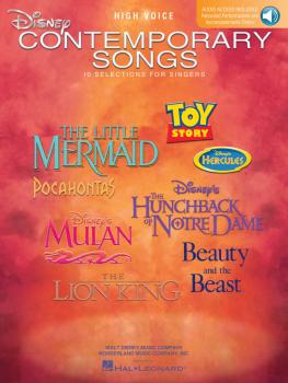 Disney Contemporary Songs: High Voice With Recorded Performances and P (HL-00000447)