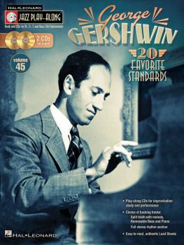 George Gershwin: Jazz Play-Along Volume 45 Book/2-CD Pack (HL-00103643)