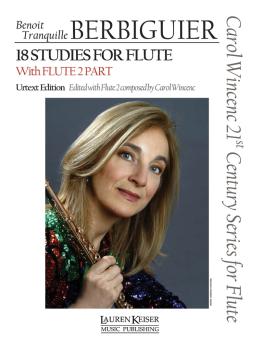 Benoit Tranquille Berbiguier - 18 Studies for Flute (With Flute 2 Part (HL-00109366)