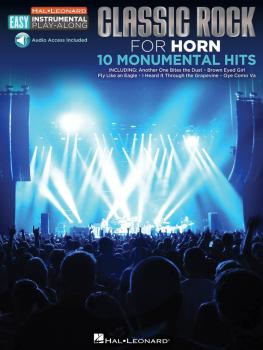 Classic Rock: Horn Easy Instrumental Play-Along Book with Online Audio (HL-00122202)