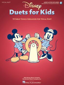 Disney Duets for Kids: 10 Great Songs Arranged for Vocal Duet Book/Aud (HL-00124472)
