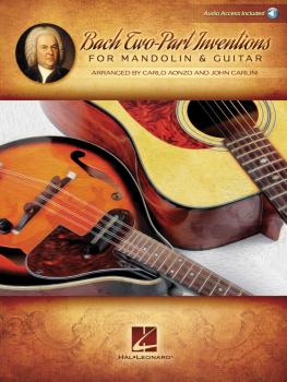 Bach Two-Part Inventions for Mandolin & Guitar: Audio Access Included! (HL-00125309)