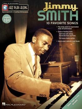 Jimmy Smith: Jazz Play-Along Volume 184 (HL-00126943)