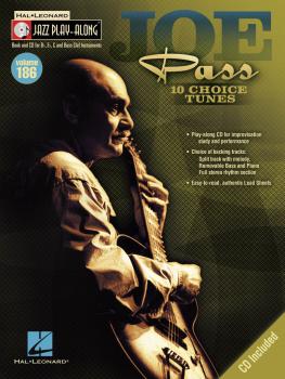Joe Pass: Jazz Play-Along Volume 186 (HL-00128391)