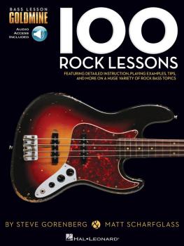 100 Rock Lessons: Bass Lesson Goldmine Series (HL-00131461)