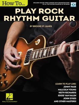 How to Play Rock Rhythm Guitar: Book with Online Video Lessons (HL-00146261)