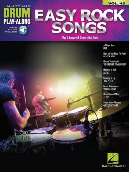 Easy Rock Songs: Drum Play-Along Volume 42 (HL-00148143)