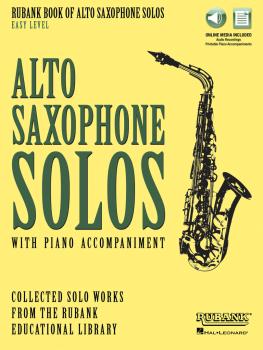 Rubank Book of Alto Saxophone Solos - Easy Level: Book with Online Aud (HL-00160729)