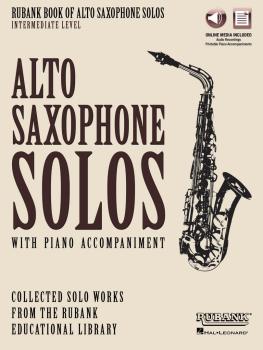Rubank Book of Alto Saxophone Solos - Intermediate Level: Book with On (HL-00160730)