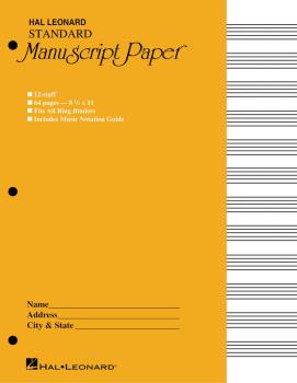 Standard Manuscript Paper ( Yellow Cover) (HL-00210001)