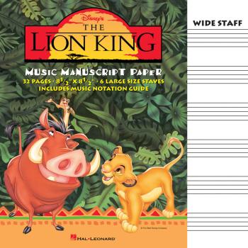 The Lion King Manuscript Paper (HL-00210047)