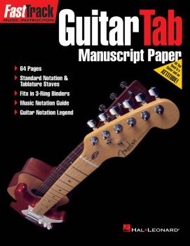 FastTrack Guitar Tab Manuscript Paper (HL-00210115)