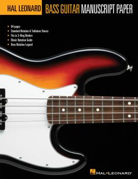 Hal Leonard Bass Guitar Manuscript Paper (HL-00210116)