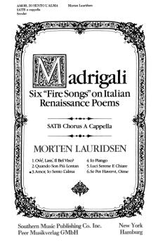 Amor, Io Sento L'alma (from Madrigali: Six Fire Songs on Italian Renai (HL-00228643)