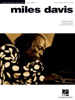 Miles Davis - 2nd Edition: Jazz Piano Solo Series Volume 1 (HL-00306521)