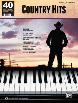 Country Hits: 40 Sheet Music Bestsellers Series (HL-00322423)