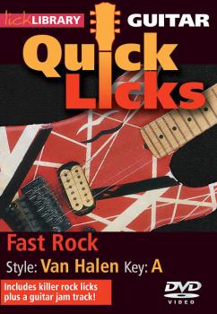 Fast Rock - Quick Licks: Style: Van Halen; Key: A (HL-00393111)