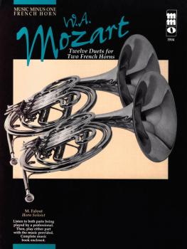 Mozart - Twelve Duets for Two French Horns: Music Minus One French Hor (HL-00400391)