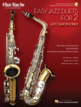Easy Jazz Duets for 2 Alto Saxophones and Rhythm Section: Music Minus  (HL-00400480)