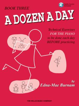 A Dozen a Day Book 3 - Book/Audio (HL-00416760)