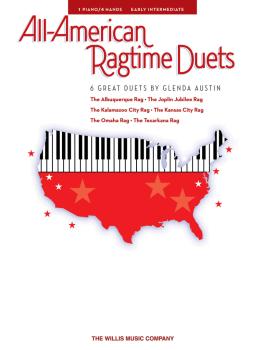 All-American Ragtime Duets: 1 Piano, 4 Hands/Early Intermediate Level (HL-00416822)