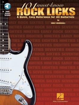 101 Must-Know Rock Licks: A Quick, Easy Reference for All Guitarists (HL-00695432)