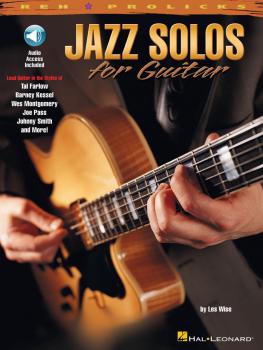 Jazz Solos for Guitar: REH Pro Licks Book with Online Audio (HL-00695447)
