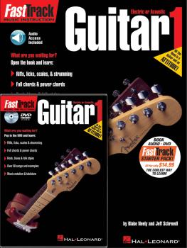 FastTrack Guitar Method Starter Pack: Book/Online Audio/DVD Pack (HL-00696403)