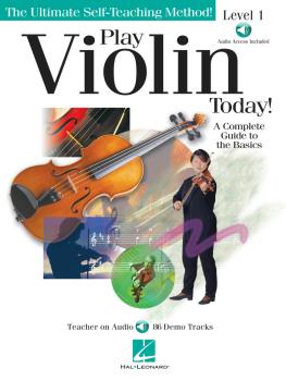 Play Violin Today!: A Complete Guide to the Basics Level 1 (HL-00699748)