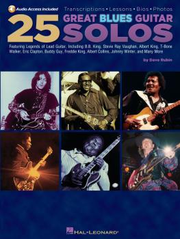 25 Great Blues Guitar Solos: Transcriptions · Lessons · Bios · Photos (HL-00699790)