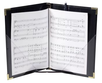 Premium Choral Folder: 7-3/4 x 11; Elastic Stays (HL-00750665)