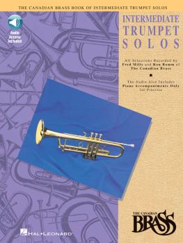 Canadian Brass Book of Intermediate Trumpet Solos: Trumpet and Piano w (HL-00841149)