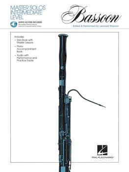 Master Solos Intermediate Level - Bassoon (Book/CD Pack) (HL-00841326)