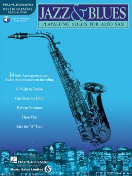 Jazz & Blues: Play-Along Solos for Alto Sax (HL-00841440)