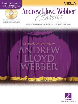 Andrew Lloyd Webber Classics - Viola: Viola Play-Along Book/CD Pack (HL-00841834)