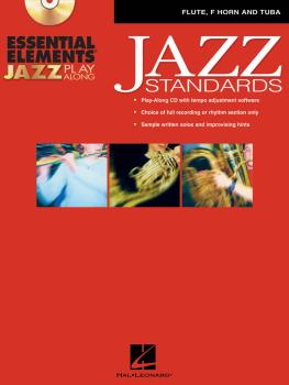Essential Elements Jazz Play-Along - Jazz Standards: Flute, F Horn and (HL-00841988)