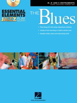 Essential Elements Jazz Play-Along - The Blues: Bb, Eb and C Instrumen (HL-00842360)