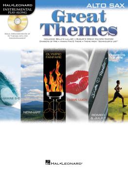 Great Themes: Instrumental Play-Along for Alto Sax (HL-00842470)