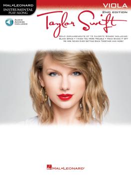 Taylor Swift - 2nd Edition: Viola Play-Along Book with Online Audio (HL-00842540)